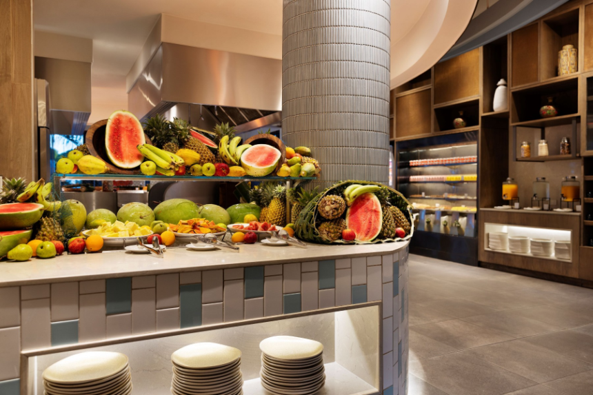 Bazaar Kitchen Bar Food Display bazaar kitchen and bar fruit display fiji