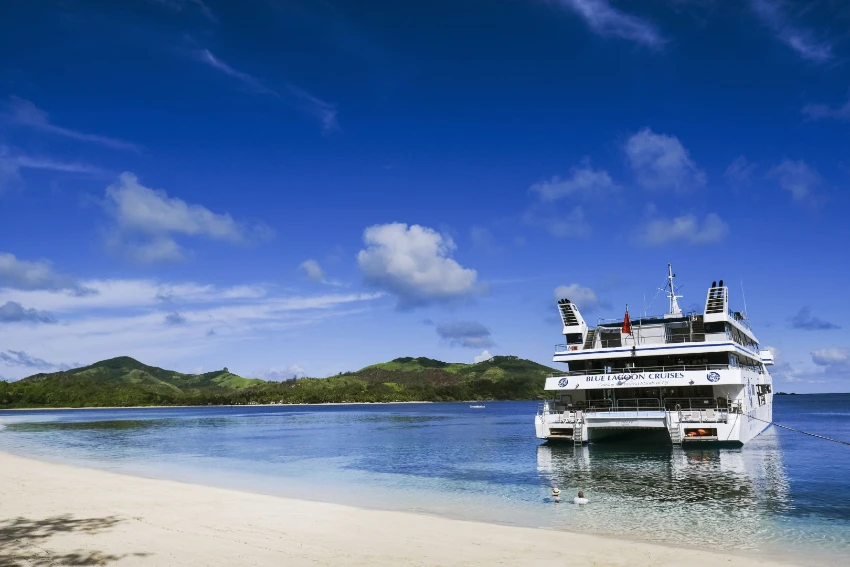 Blue Lagoon Cruises Moored blue lagoon cruises moored fiji