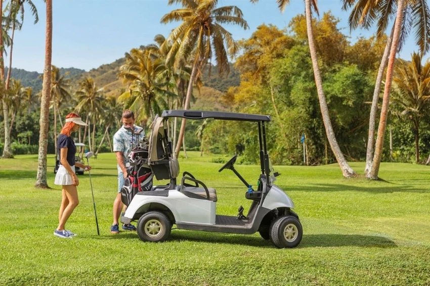 Golf Cart At Naviti Resort golf cart at naviti resort