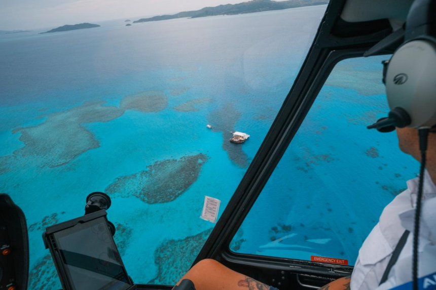 Heli Tours Fiji Tour heli tours fiji pilot mamanuca islands