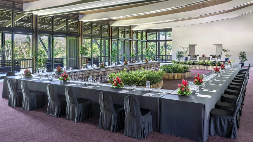 Intercontinental Fiji Elegant event venue at InterContinental Fiji, offering stunning views and luxurious settings for weddings and special events.