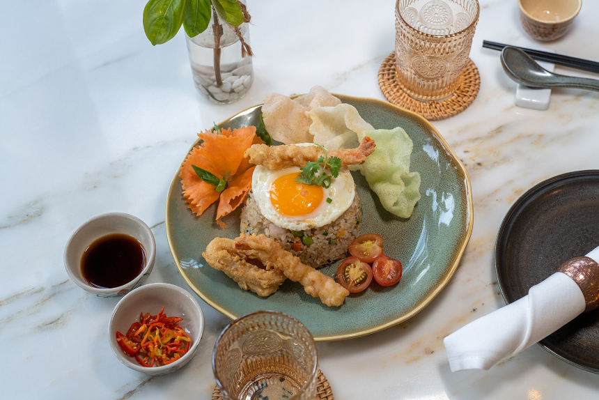 Madame So 1 madame so fried rice egg salad fiji