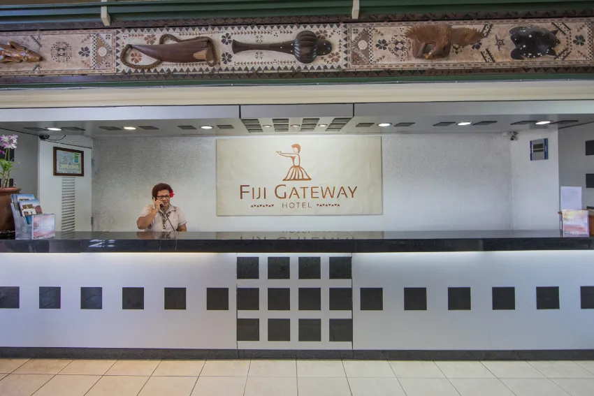Reception at Fiji Gateway Hotel reception at fiji gateway hotel