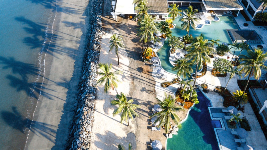 Sheraton Fiji Golf Beach Resort PoolSide poolside at sheraton fiji golf & beach resort