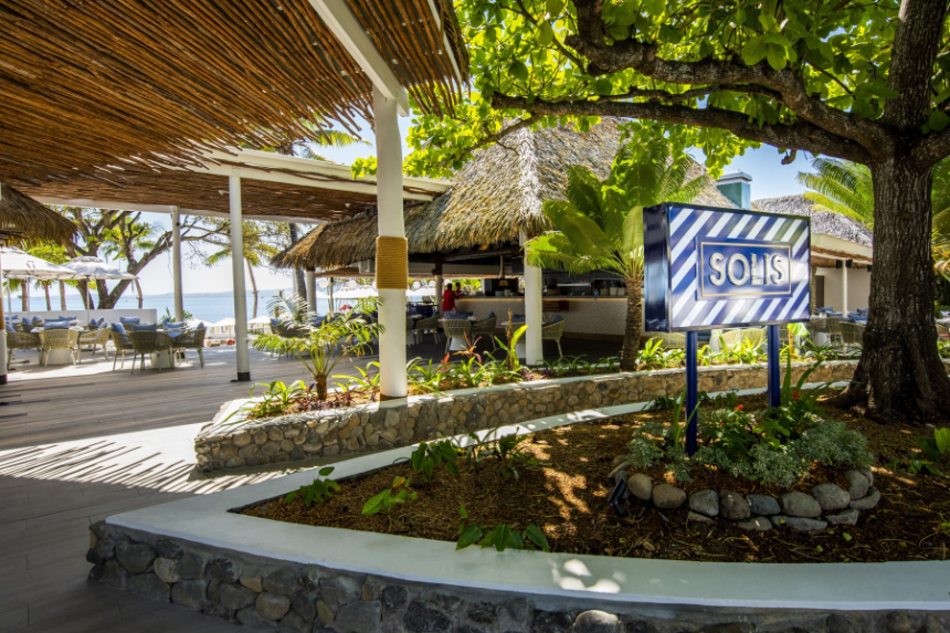 Solis Restaurant Entrance solis restaurant entrance fiji