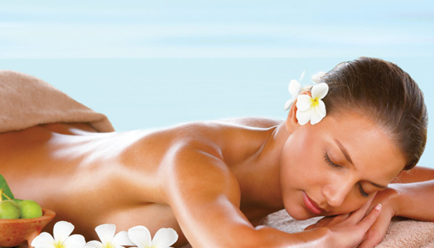 lady receiving spa treatment denarau