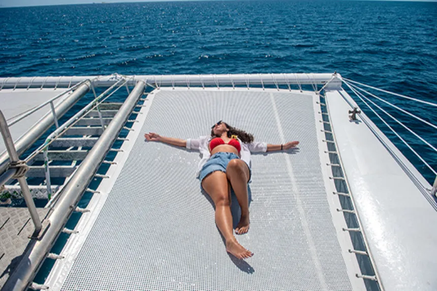 Sun Bathing pose Oolala Cruises sunbathing pose oolala cruises
