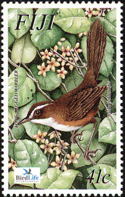 Warbler Fiji Stamp Warbler Fiji Stamp
